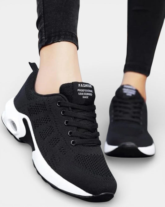 Women's Comfort Slippers in Black and White