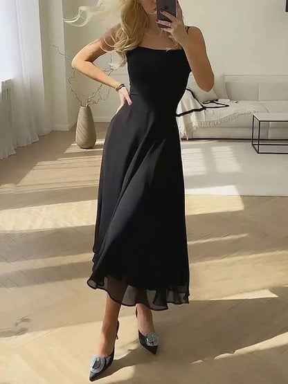 Sofia | Elegant Long Dress with Straps