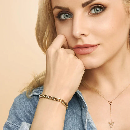 Summer Cuban Bracelet | Gold