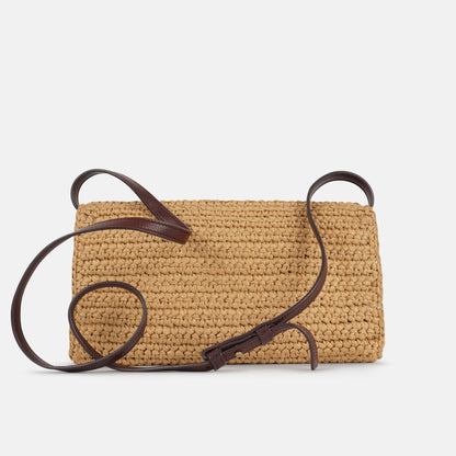 YSL Kate 99 Tassel in Raffia