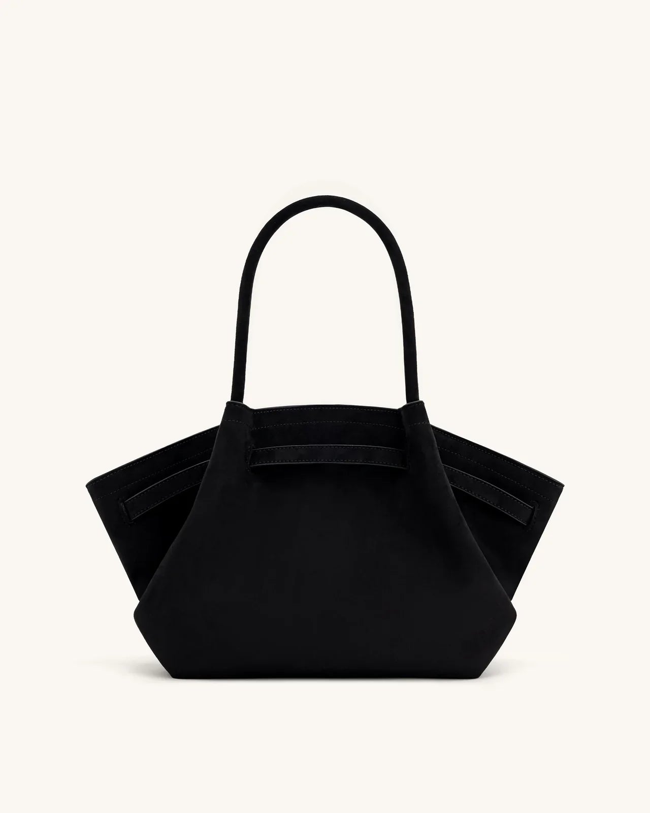 JW PEI - Hana Medium Faux Suede Tote Bag - Black