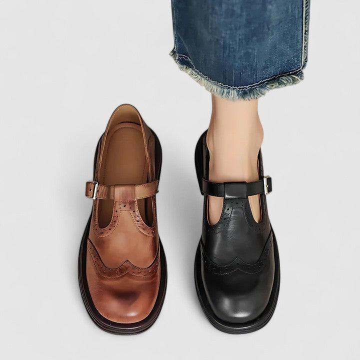 Women's Classic Mary Janes in Black and Brown, US 3-9