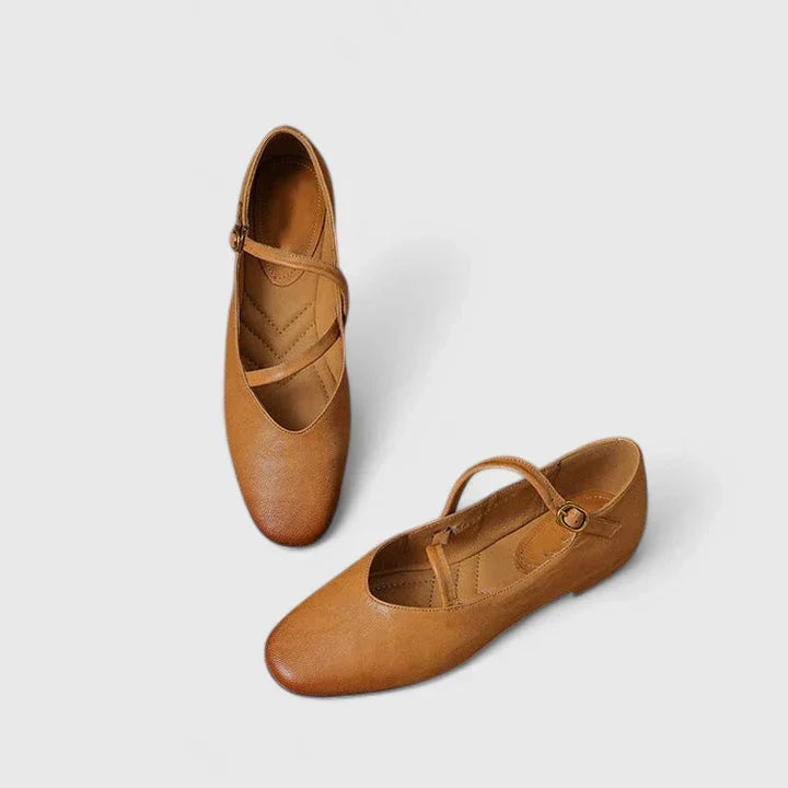 Women's Comfort Flat Shoes in Brown or Black