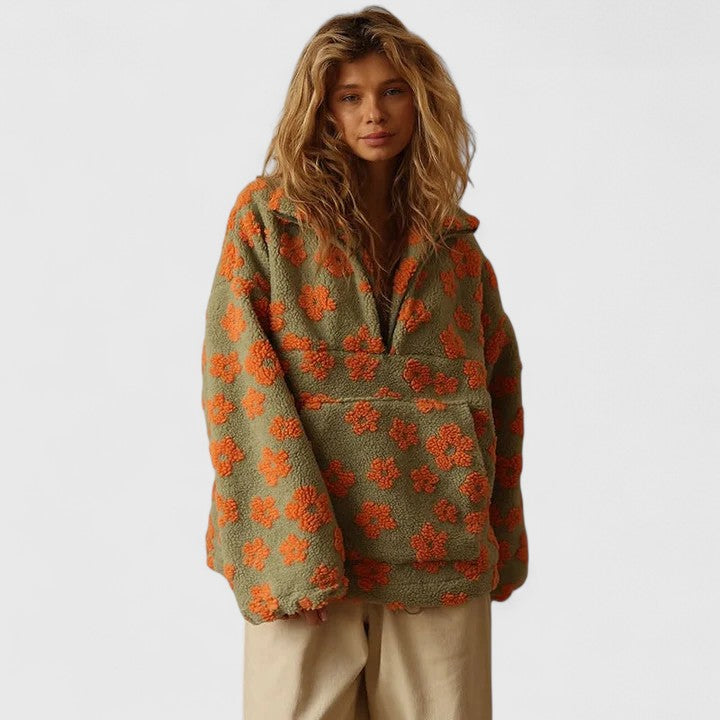 Women's Sophisticated Sweater in Warm Brights