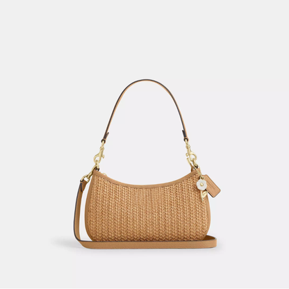 Sinclaire's Straw Teri Shoulder Bag With Charm