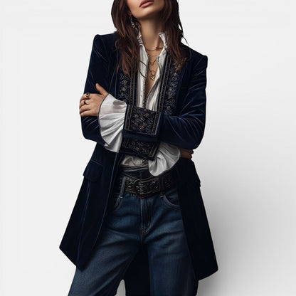 Women's Elegant Velvet Jacket