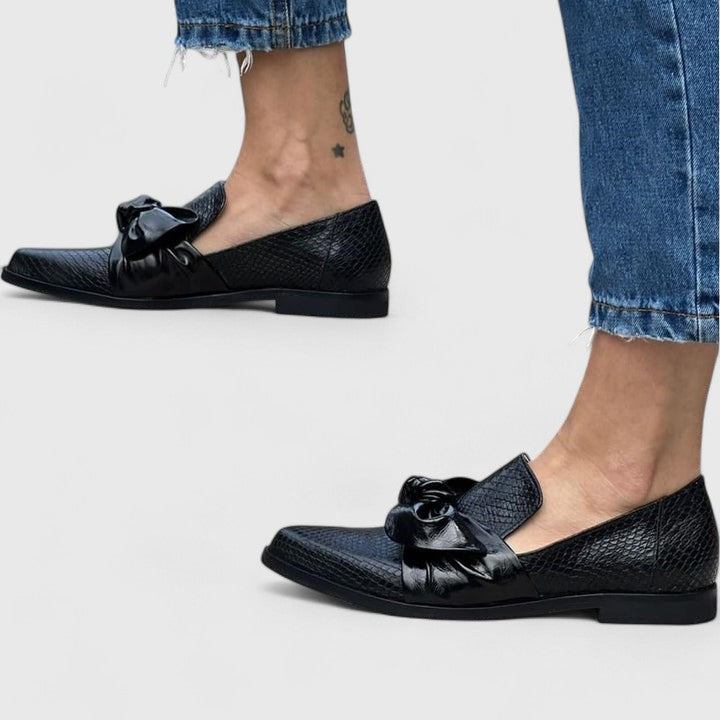 Women's Elegant Black Loafers, US Sizes 5-12