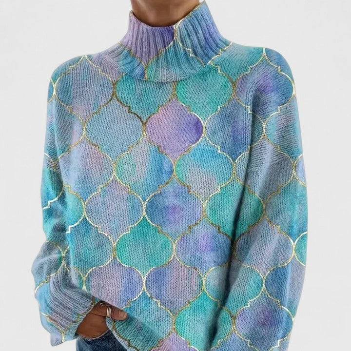 Women's Sophisticated Multicolored Sweater
