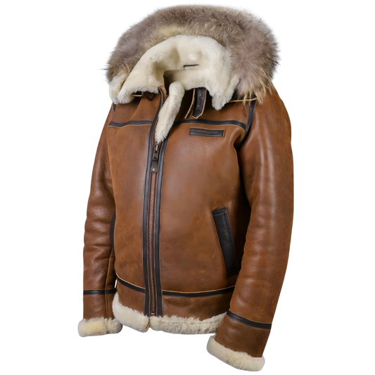 Aron™ | Bomber with Fur Hood