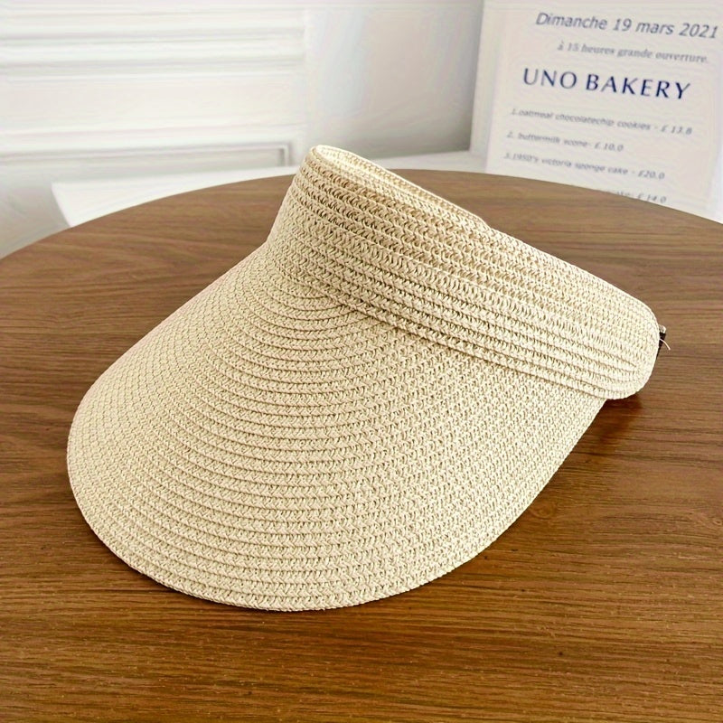 Braided sun visor for women - Elena