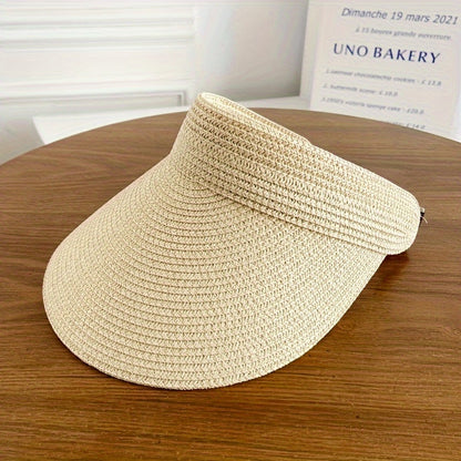 Braided sun visor for women - Elena