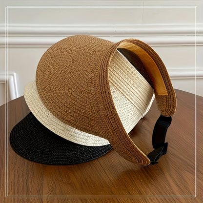 Braided sun visor for women - Elena
