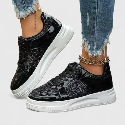 Women's Comfort Shoes in Silver, Gold, Black and Red