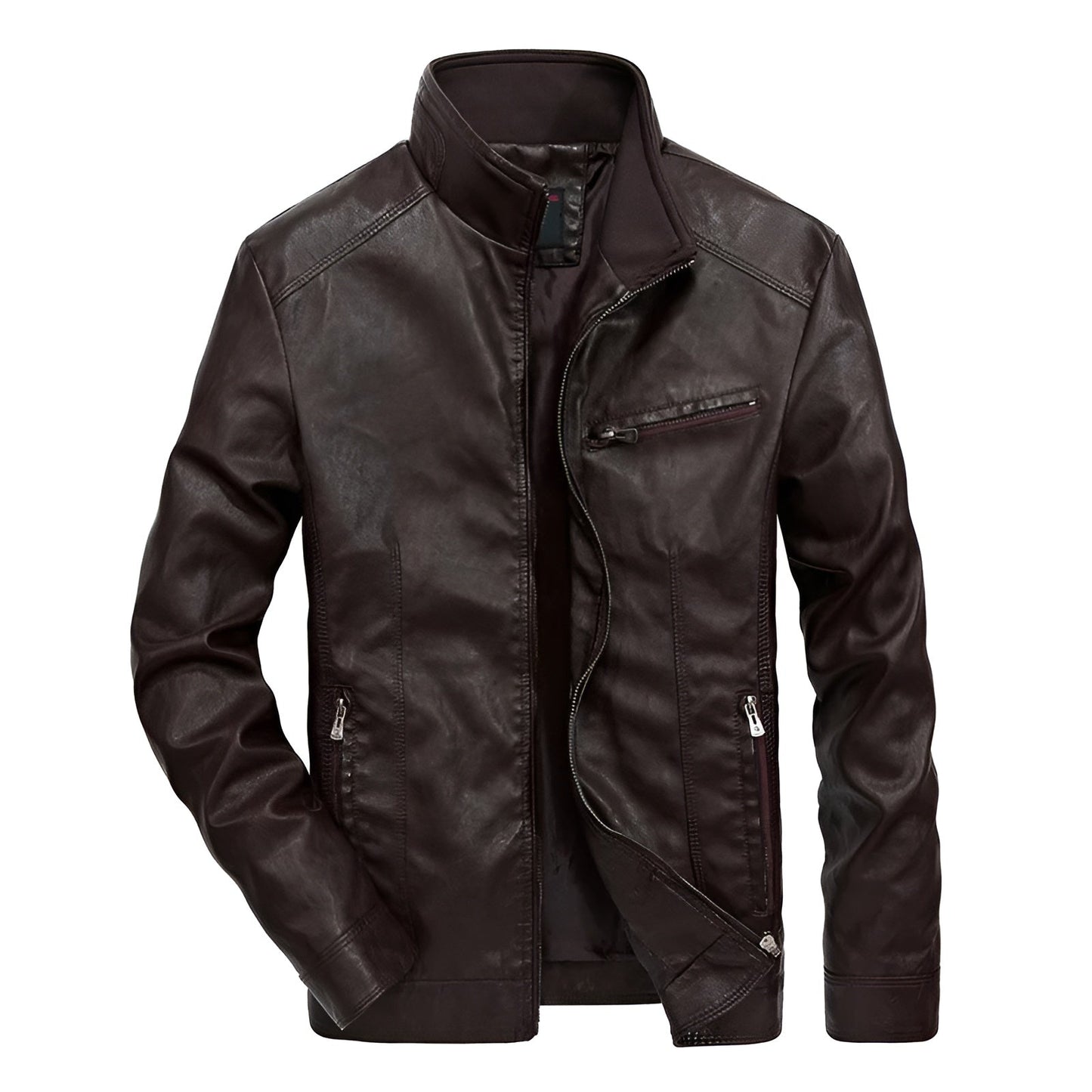 Noah™ | Men's Casual Leather Jacket