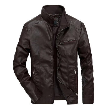 Noah™ | Men's Casual Leather Jacket