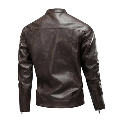 Ethan™ | Leather Aviator Jacket
