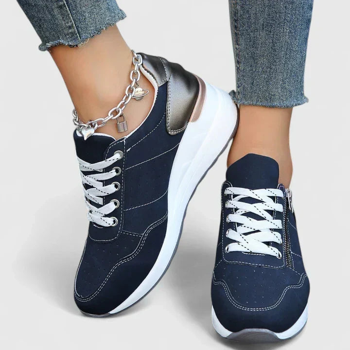 Women's Comfort Shoes in Blue, Black and Gray