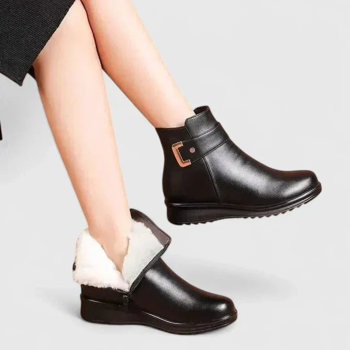 Women's Comfort Boots in Two Black Colorways
