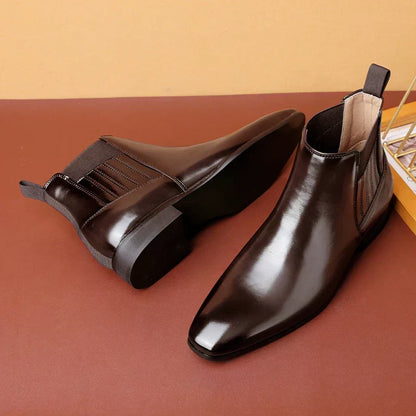 Peyton | Faux Leather Ankle Boots