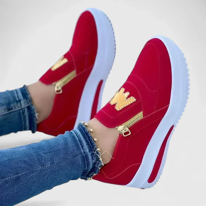 Women's Comfort Shoes in Red, White or Blue