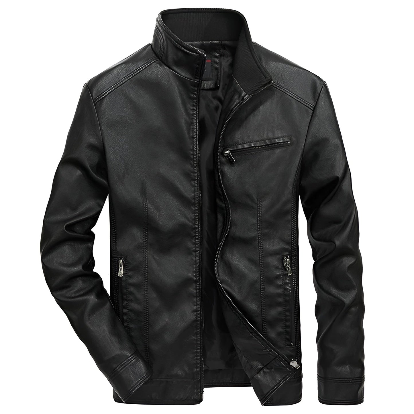 Noah™ | Men's Casual Leather Jacket