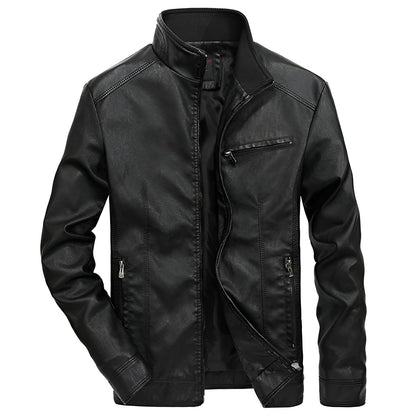 Noah™ | Men's Casual Leather Jacket