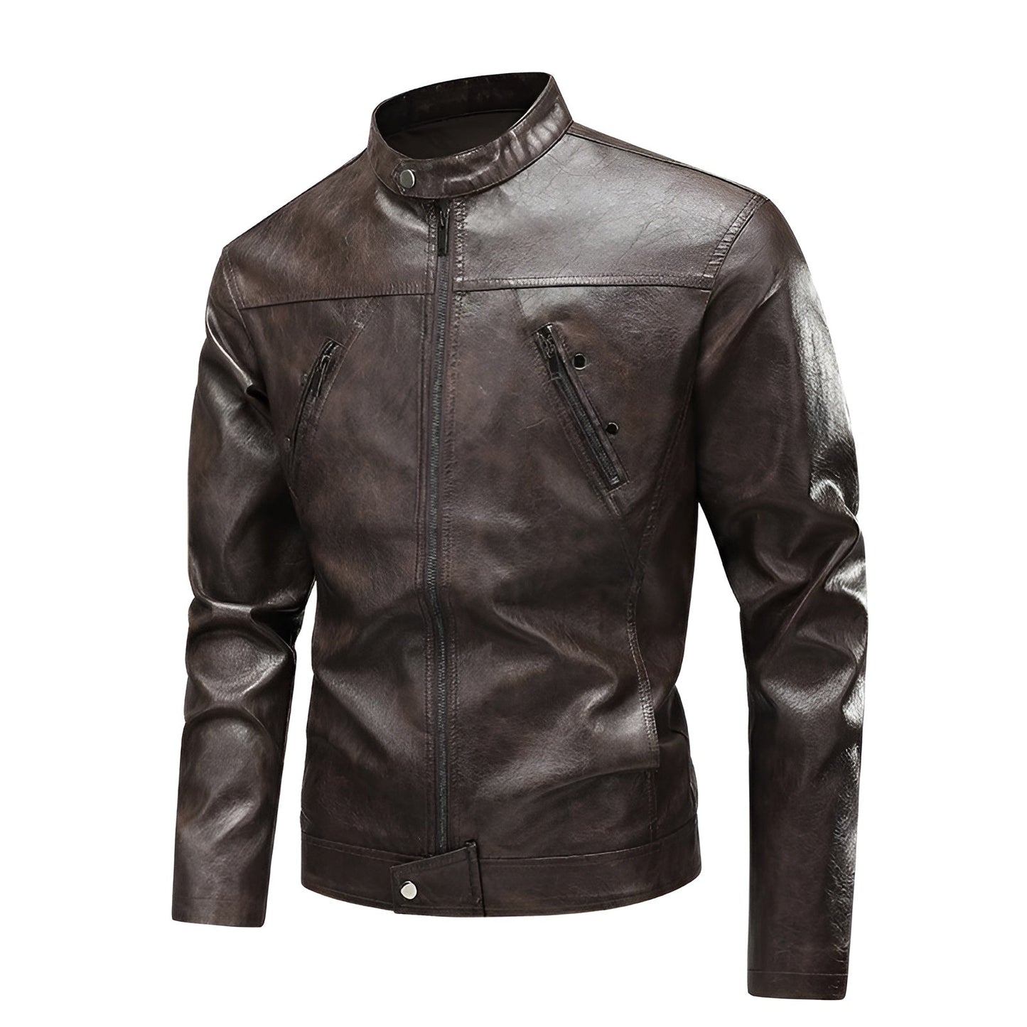 Ethan™ | Leather Aviator Jacket