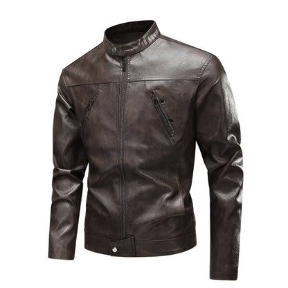 Ethan™ | Leather Aviator Jacket