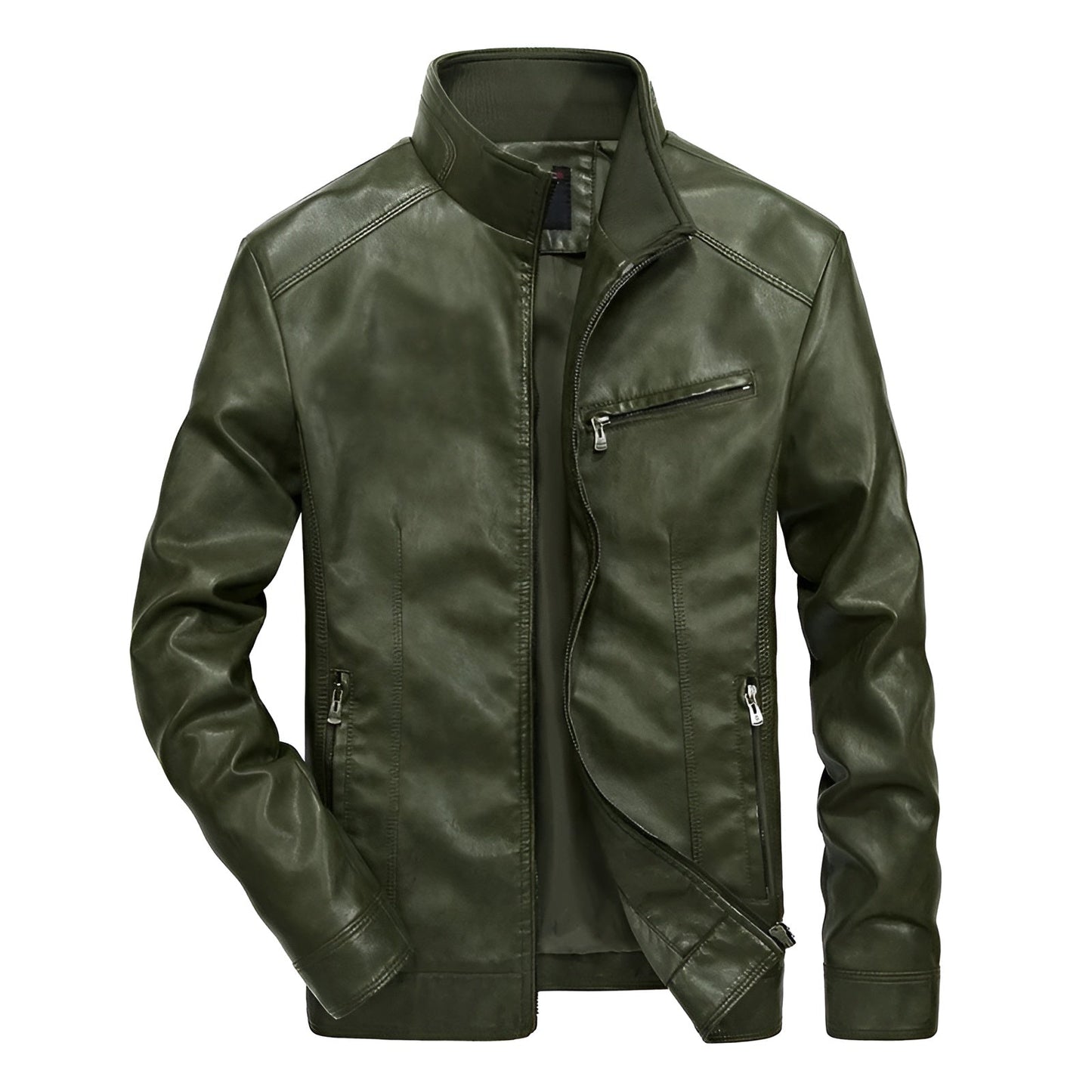 Noah™ | Men's Casual Leather Jacket