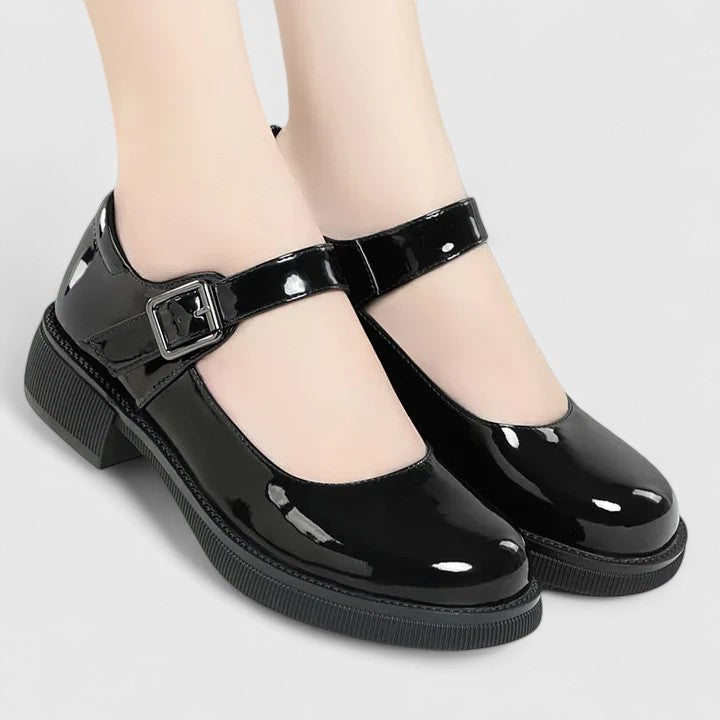 Women's Comfort Shoes in Black and Matte Black
