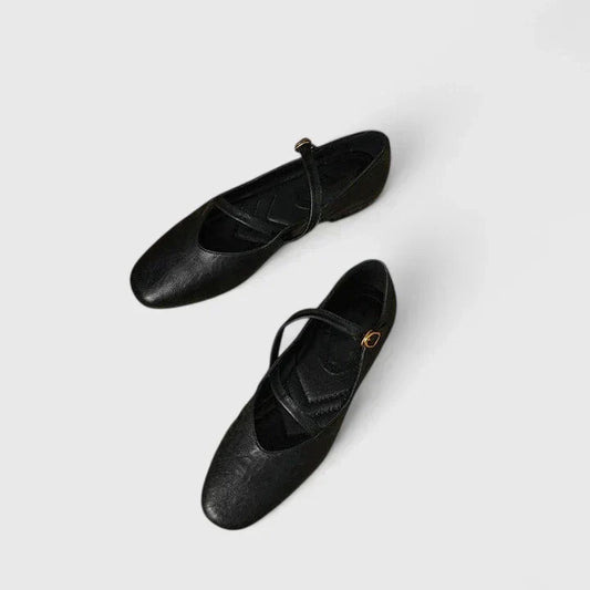 Women's Comfort Flat Shoes in Brown or Black