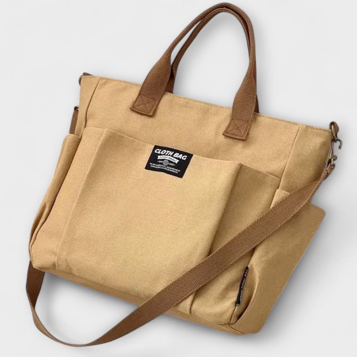Women's Minimalist Canvas Tote Bag