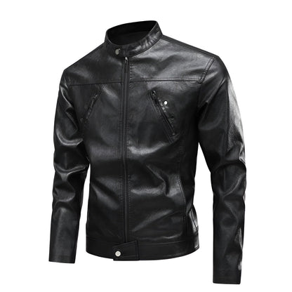 Ethan™ | Leather Aviator Jacket