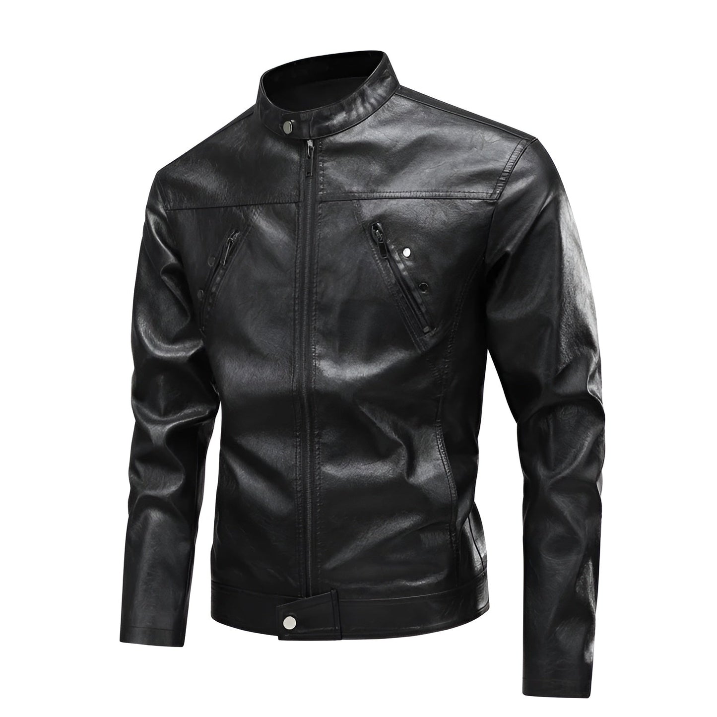 Ethan™ | Leather Aviator Jacket