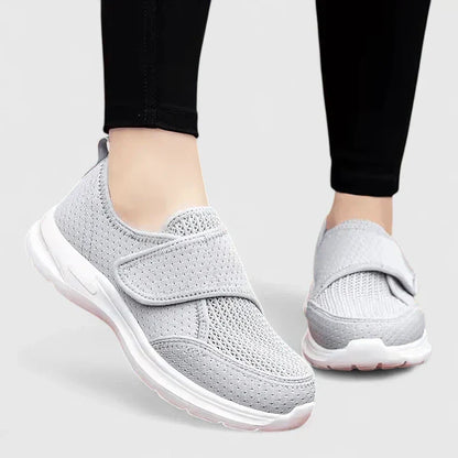 Women's Comfort Shoes in Gray and Black