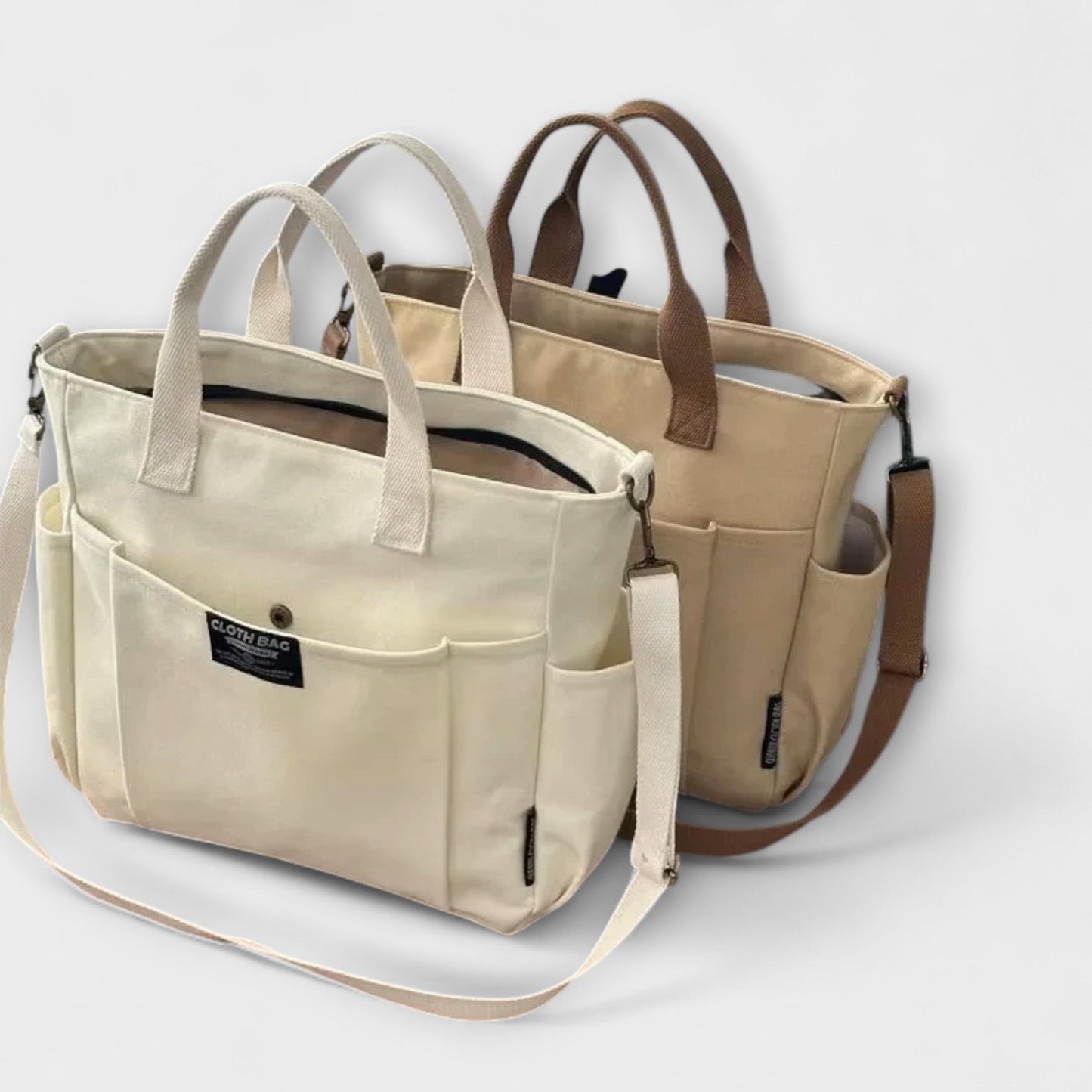 Women's Minimalist Canvas Tote Bag