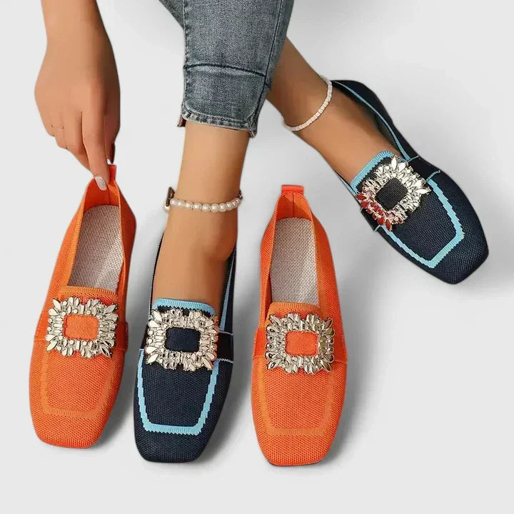 Women's Comfort Loafers in Beige, Blue or Orange