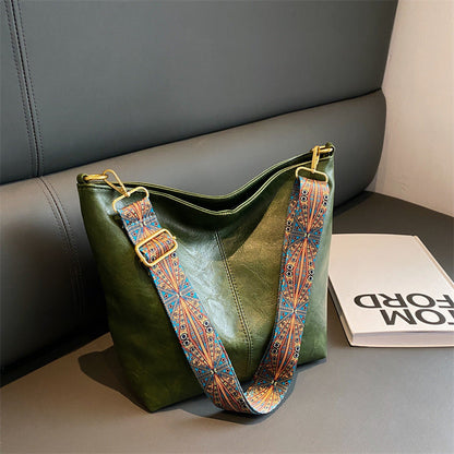 Shoulder bag with bohemian shoulder strap - Mila