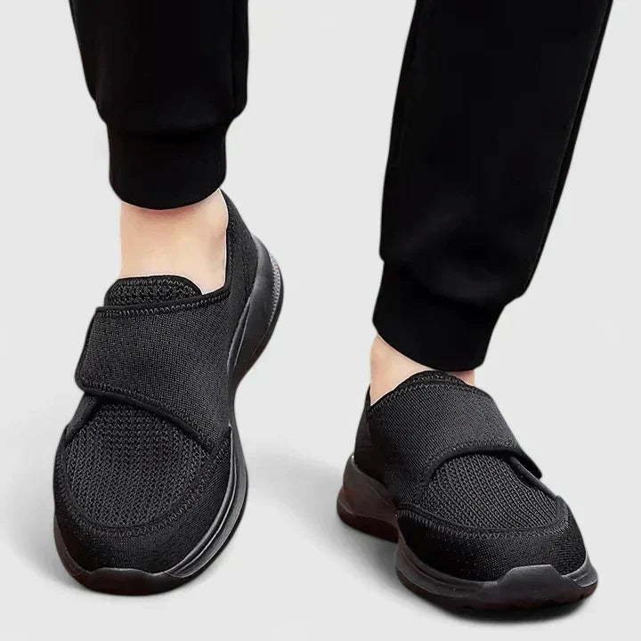 Women's Comfort Shoes in Gray and Black