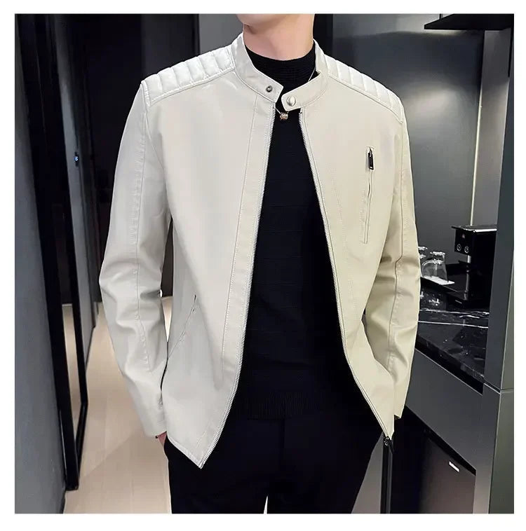 Adrien™ | Elegant Leather Jacket