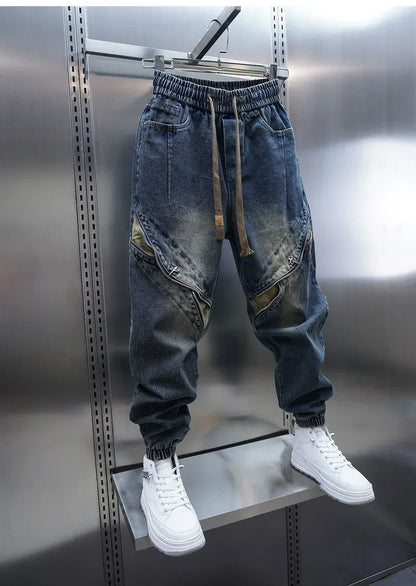 Laurent™ | Baggy Denim Pants with Waistband