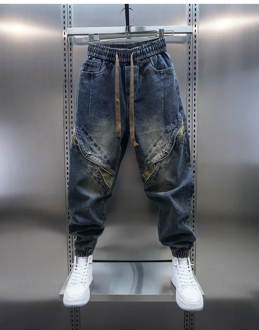 Laurent™ | Baggy Denim Pants with Waistband
