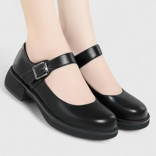 Women's Comfort Shoes in Black and Matte Black