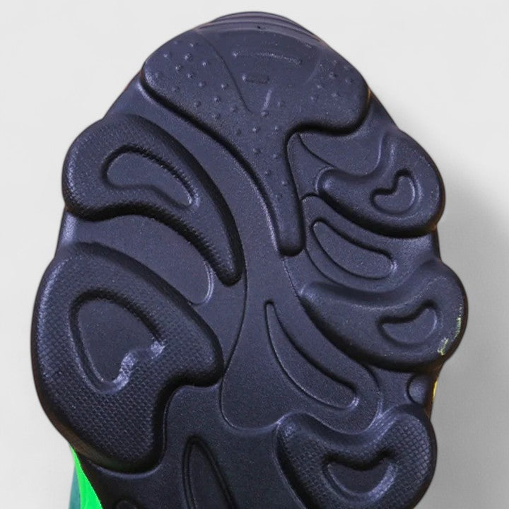Women's Comfort Shoes in Green and Blue