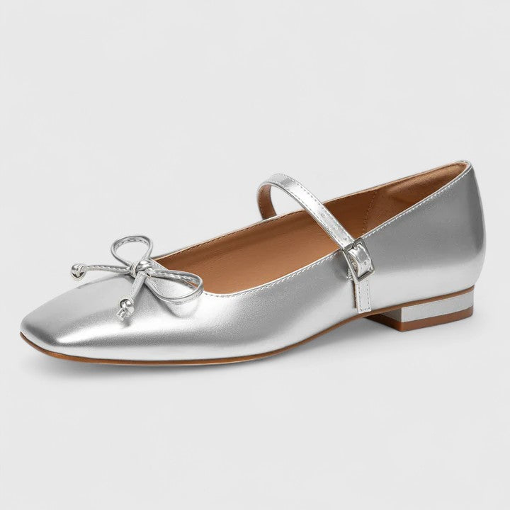 Women's Comfort Square Toe Ballet Flats in Three Colors