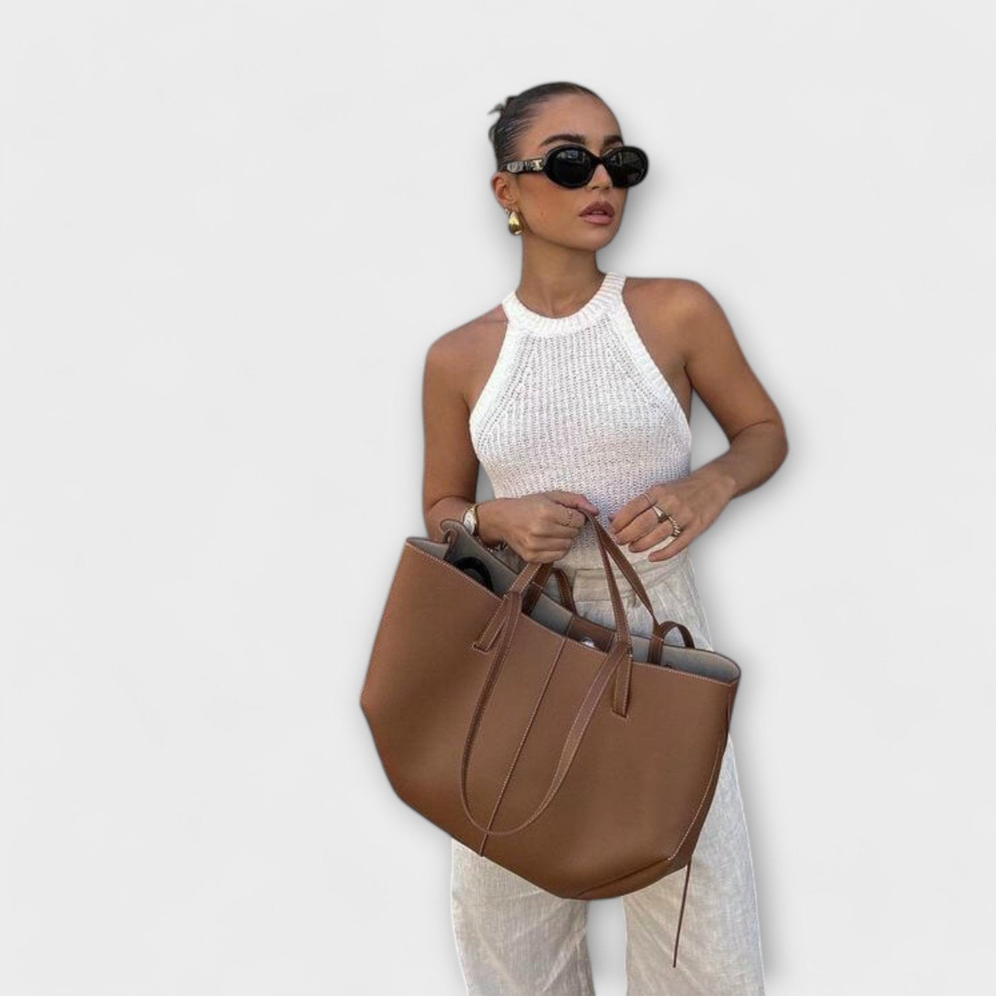 Women's Vintage Tote Bag in Two Sizes