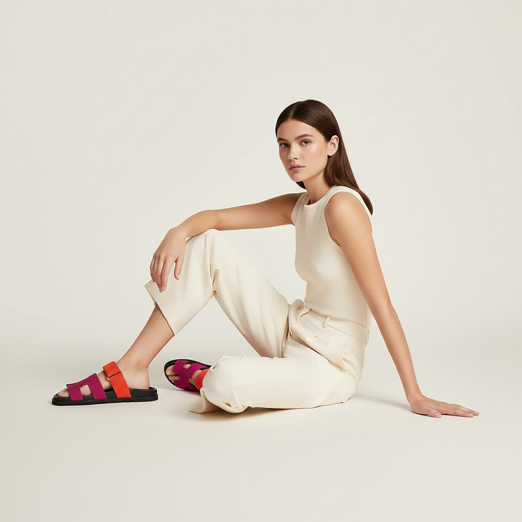 Stylish women's thong sandals - Lieke