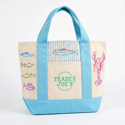 Trader Joe x Coastal Whimsy Tote Bags