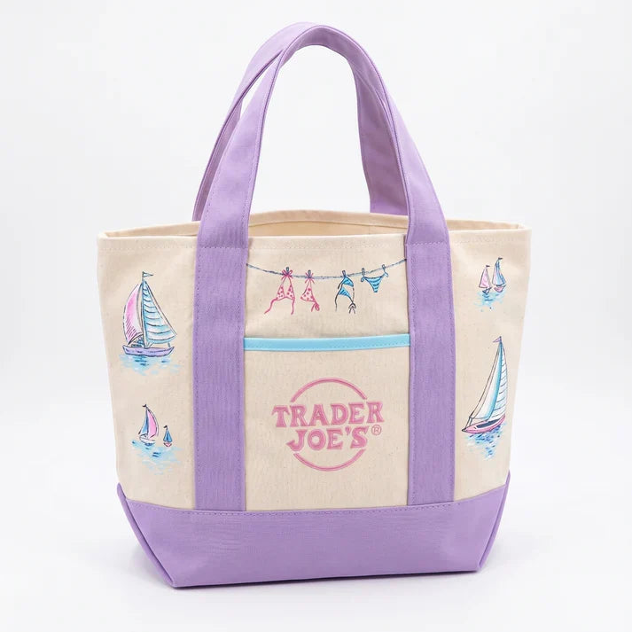 Trader Joe x Coastal Whimsy Tote Bags