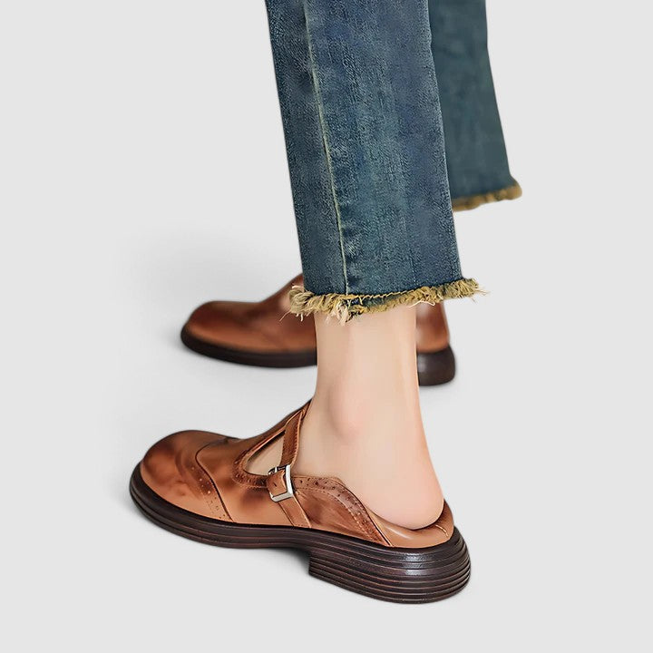 Women's Classic Mary Janes in Black and Brown, US 3-9